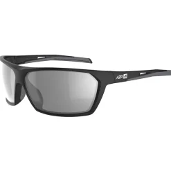 Lunettes de soleil AZR Fight Noire Mate Gris Miroir