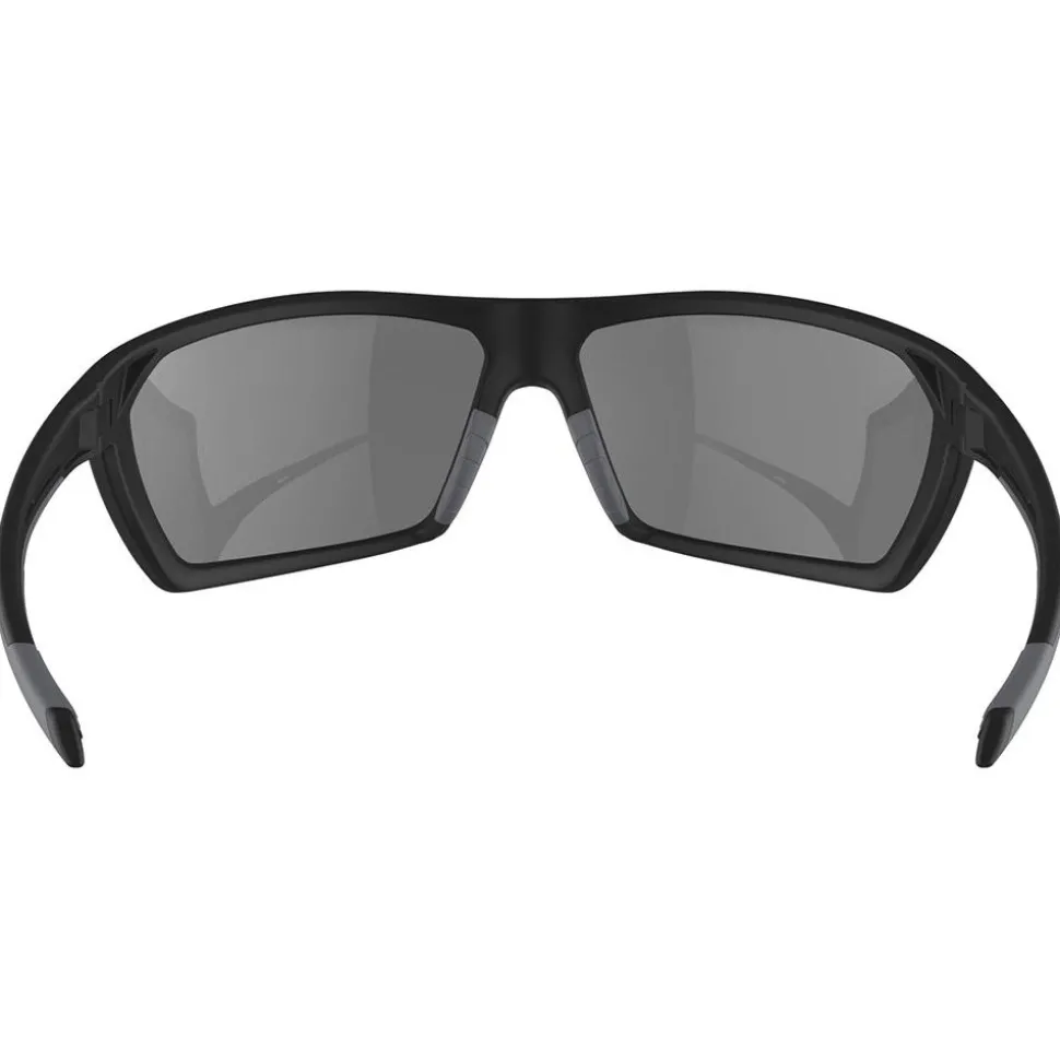 Lunettes de soleil AZR Fight Noire Mate Gris Miroir