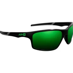 Lunettes de soleil AZR Fire Noire Mate Grise Multicouche Vert