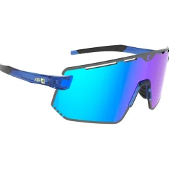 Lunettes de soleil AZR Flash Rx Crystal Bleue Vernie Multicouche Bleu