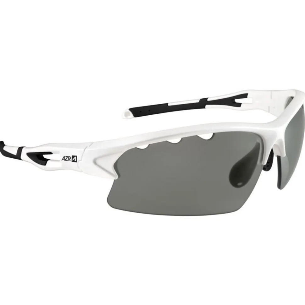Lunettes de soleil AZR Huez Vernie Blanc Incolore Photochromic