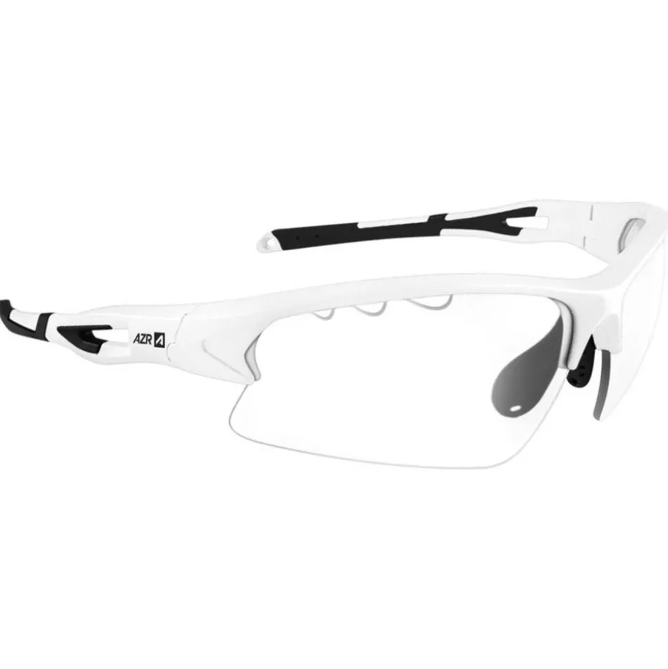 Lunettes de soleil AZR Huez Vernie Blanc Incolore Photochromic