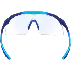 Lunettes de soleil AZR Iseran Bleue 2 Tons Mate Photochromique Irisé Bleu