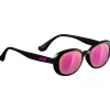 Lunettes de soleil AZR Kiss Noire Vernie Multicouche Rose
