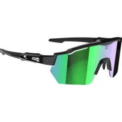 Lunettes de soleil AZR Race Rx Vernie Noir Irisé Vert Photochromic