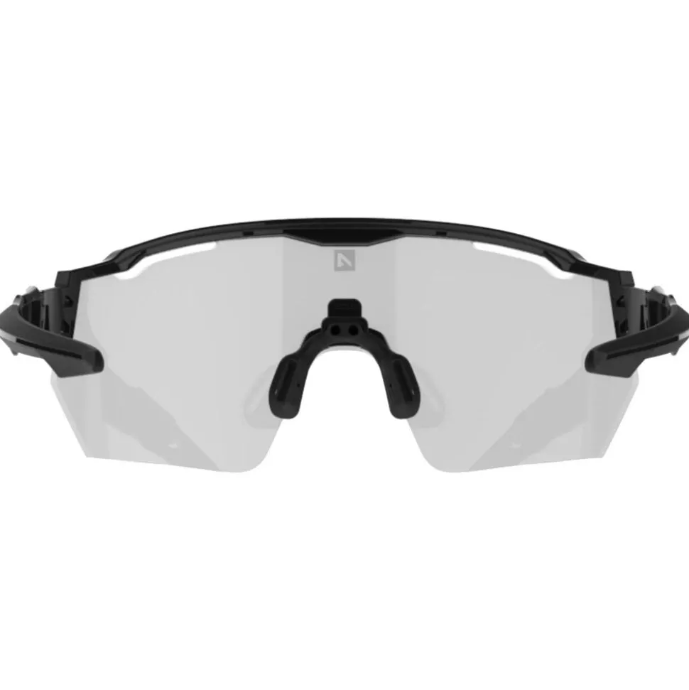 Lunettes de soleil AZR Race Rx Vernie Noir Irisé Vert Photochromic