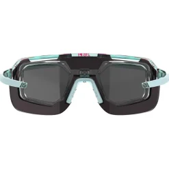 Lunettes de soleil AZR Victory Rx Crystal Grise Vernie Multicouche Rose