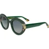 Lunettes de soleil Binocle Eyewear Bianca Shiny Tortoise Tokyo Kaki Gradient Grey Polarized