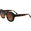Lunettes de soleil Binocle Eyewear Valentina Shiny Tortoise Brown Polarized
