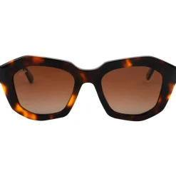 Lunettes de soleil Binocle Eyewear Valentina Shiny Tortoise Brown Polarized