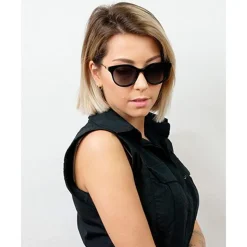 Lunettes de soleil Binocle Eyewear Malaga Gold Black Grey Polarized