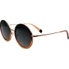 Lunettes de soleil Binocle Eyewear Monica Gold Pink Grey Polarized