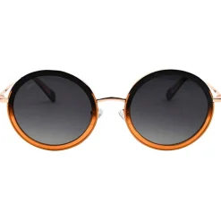 Lunettes de soleil Binocle Eyewear Monica Gold Pink Grey Polarized