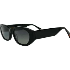 Lunettes de soleil Binocle Eyewear Lena Shiny Black Gradient Grey Polarized