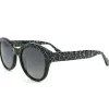 Lunettes de soleil Binocle Eyewear Sophia Shiny Black Gradient Grey Polarized