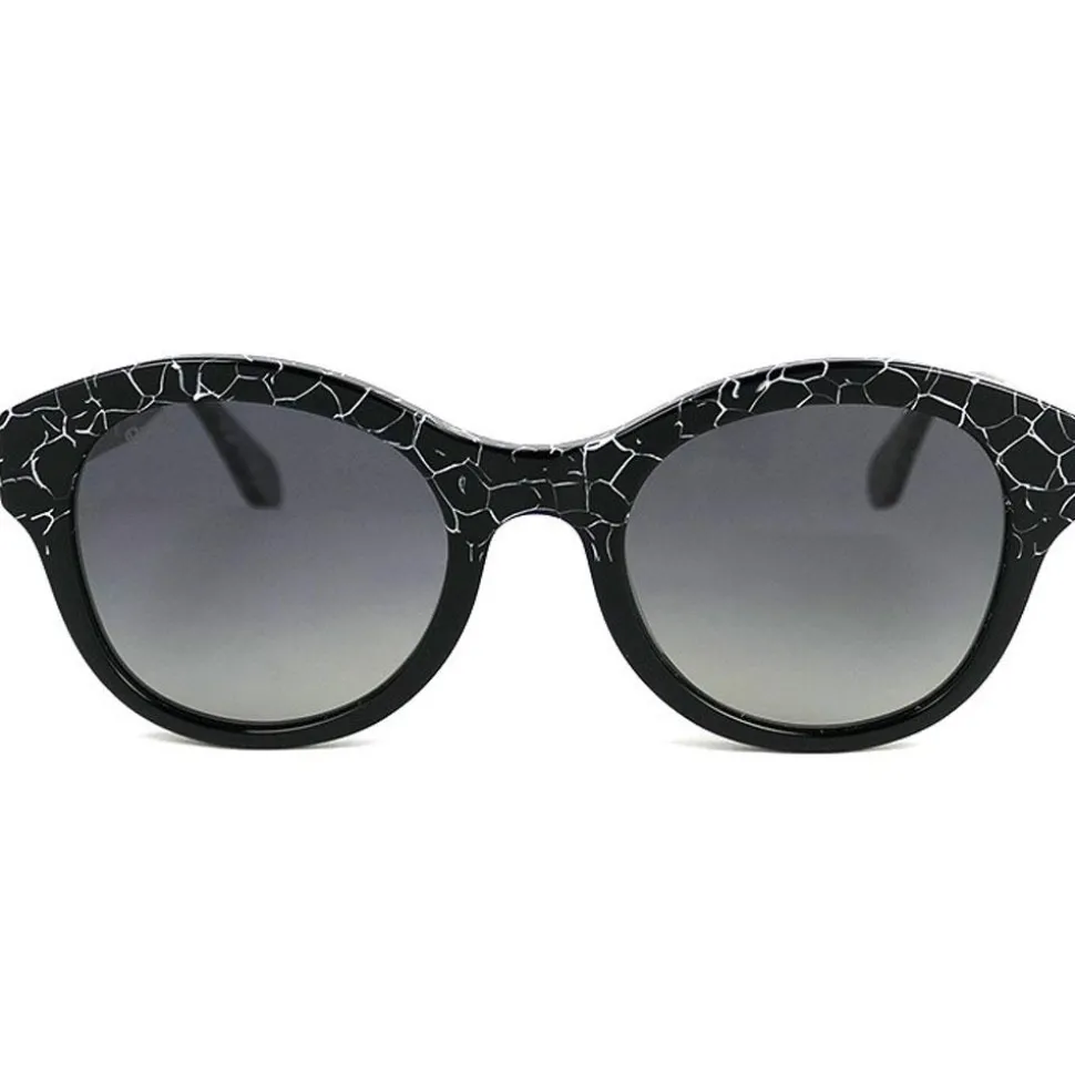 Lunettes de soleil Binocle Eyewear Sophia Shiny Black Gradient Grey Polarized
