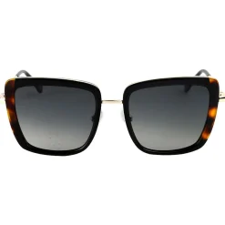 Lunettes de soleil Binocle Eyewear Carla Shiny Gold Black Gradient Grey Polarized