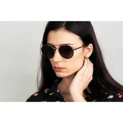 Lunettes de soleil Binocle Eyewear Arizona Shiny Gold Tortoise Brown Polarized