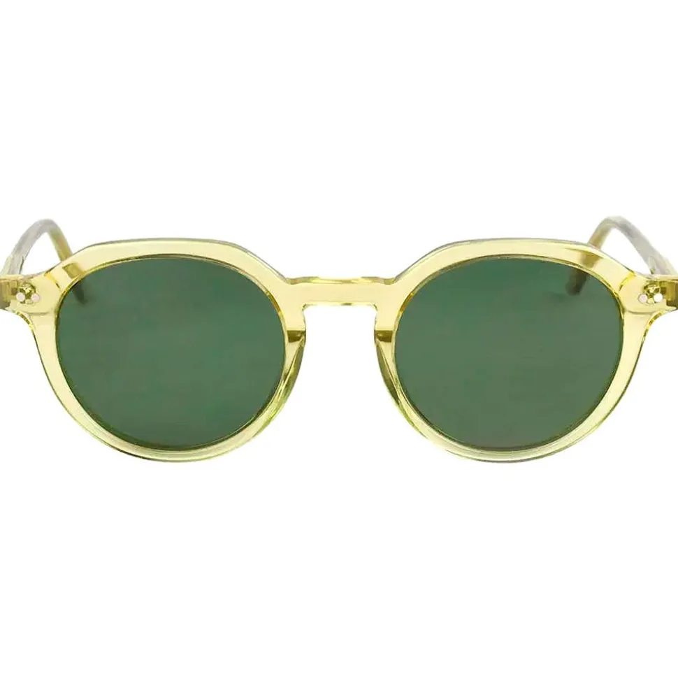 Lunettes de soleil Binocle Eyewear Melbourne Champagne Green Polarized