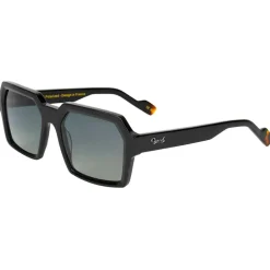 Lunettes de soleil Binocle Eyewear Tyler Shiny Black Gradient Grey Polarized