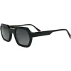 Lunettes de soleil Binocle Eyewear John Shiny Black Gradient Grey Polarized
