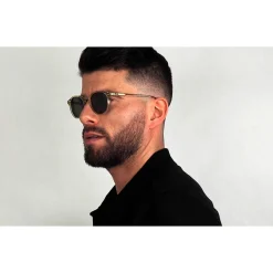 Lunettes de soleil Binocle Eyewear California Champagne Green Polarized