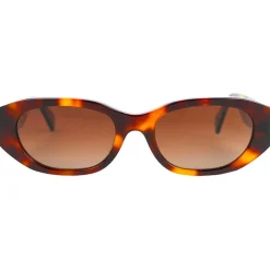 Lunettes de soleil Binocle Eyewear Lena Shiny Tortoise Gradient Brown Polarized