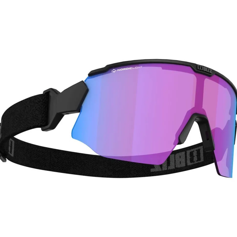 Lunettes de soleil Bliz Breeze Nano Optics Nordic Light Matt Black Light Begonia