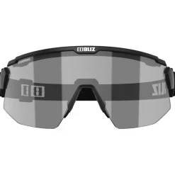 Lunettes de soleil Bliz Breeze Matt Black Brown Silver Mirror Polarized + Orange