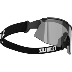 Lunettes de soleil Bliz Breeze Matt Black Brown Silver Mirror Polarized + Orange