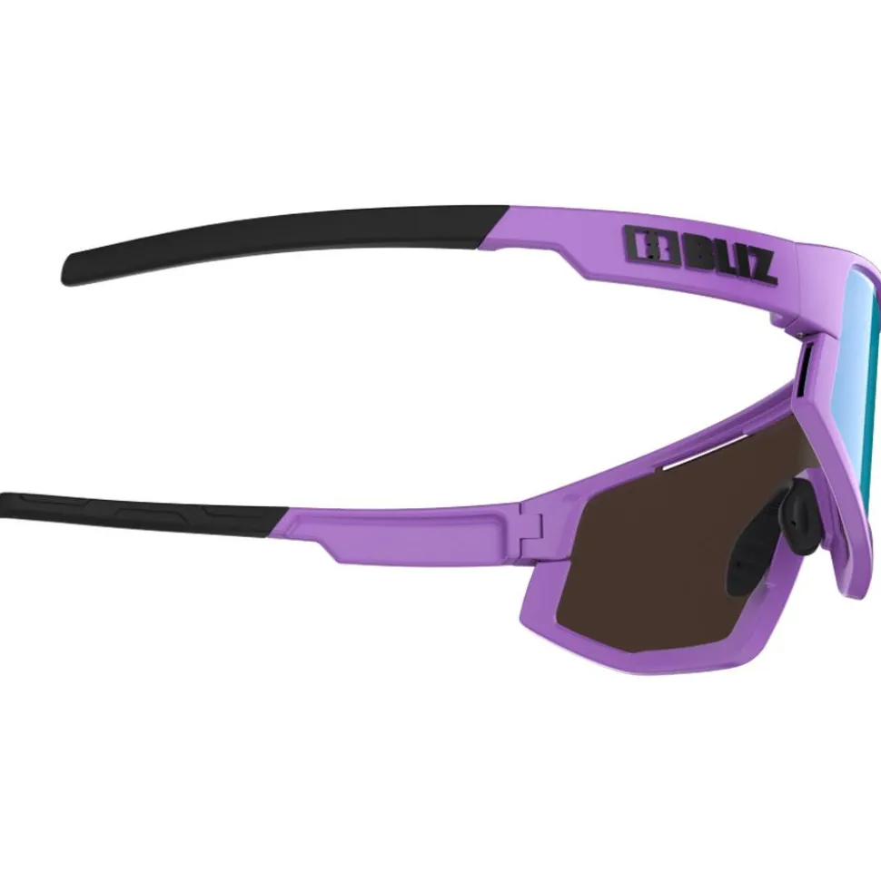 Lunettes de soleil Bliz Fusion Old Matte Purple Brown Blue Mirror