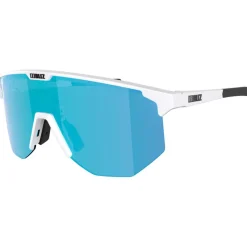 Lunettes de soleil Bliz Hero Small Matte White Brown Blue Mirror