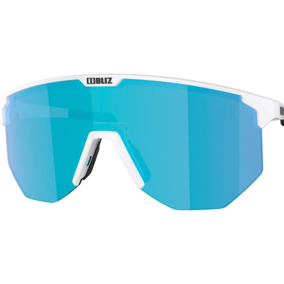 Lunettes de soleil Bliz Hero Small Matte White Brown Blue Mirror