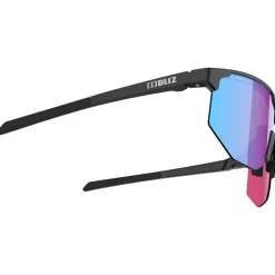 Lunettes de soleil Bliz Hero Matte Black Nano Optics Nordic Light Begonia Violet Blue Mirror