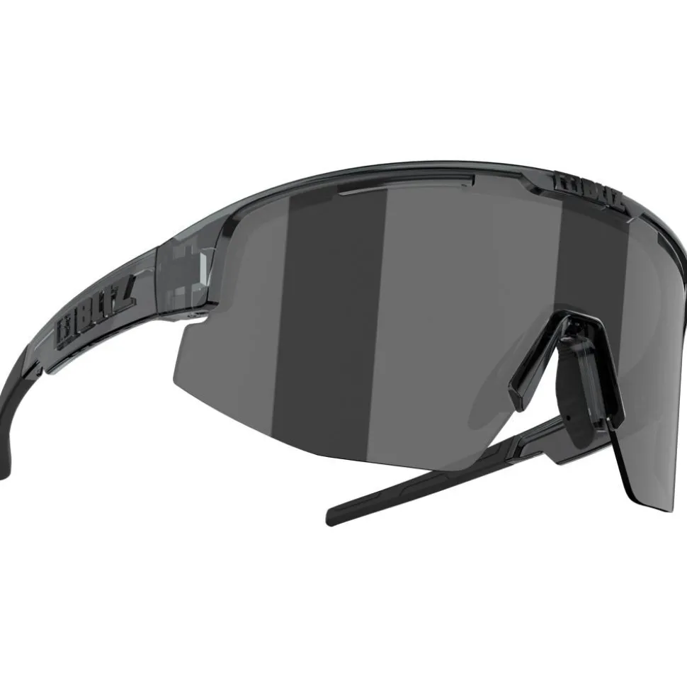 Lunettes de soleil Bliz Matrix Old Transparent Black Smoke Silver Mirror