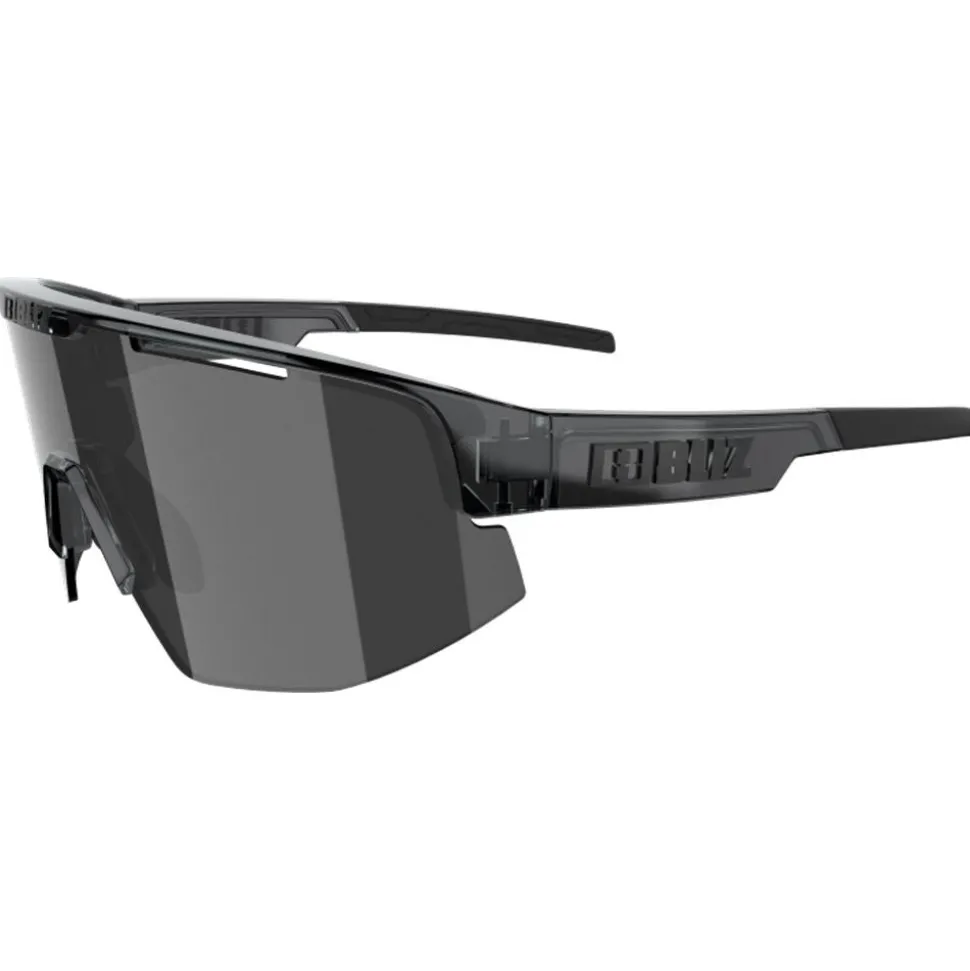 Lunettes de soleil Bliz Matrix Old Transparent Black Smoke Silver Mirror