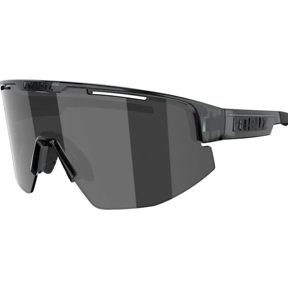 Lunettes de soleil Bliz Matrix Old Transparent Black Smoke Silver Mirror