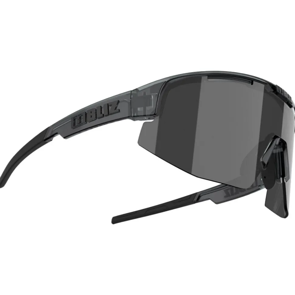 Lunettes de soleil Bliz Matrix Old Transparent Black Smoke Silver Mirror