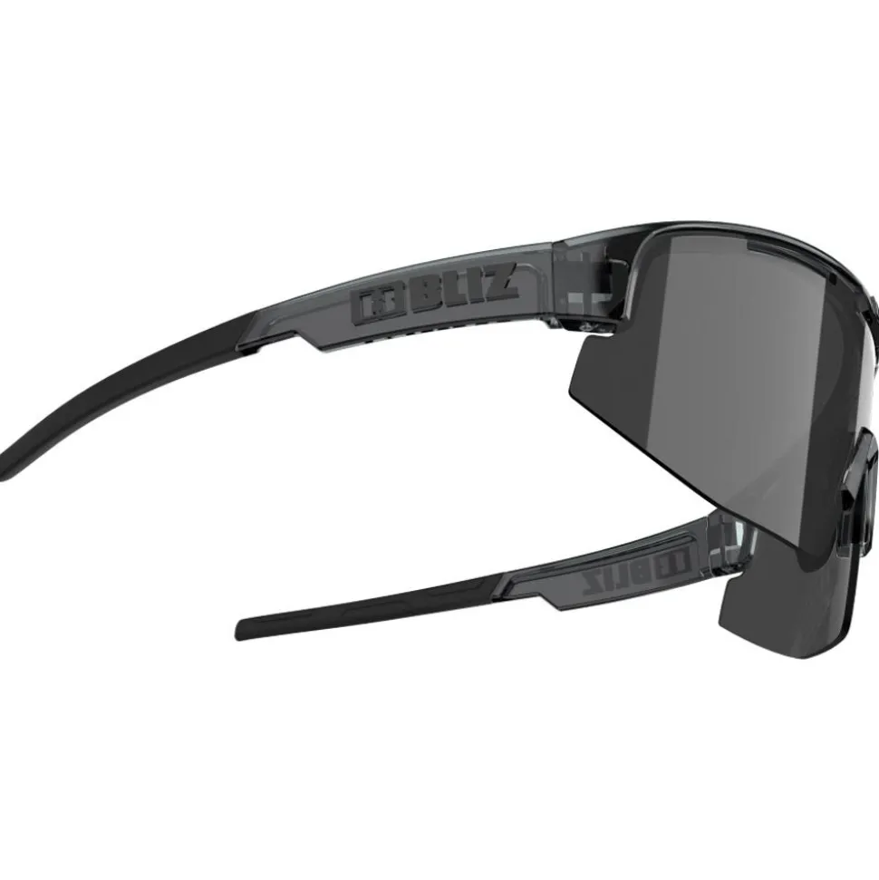 Lunettes de soleil Bliz Matrix Old Transparent Black Smoke Silver Mirror