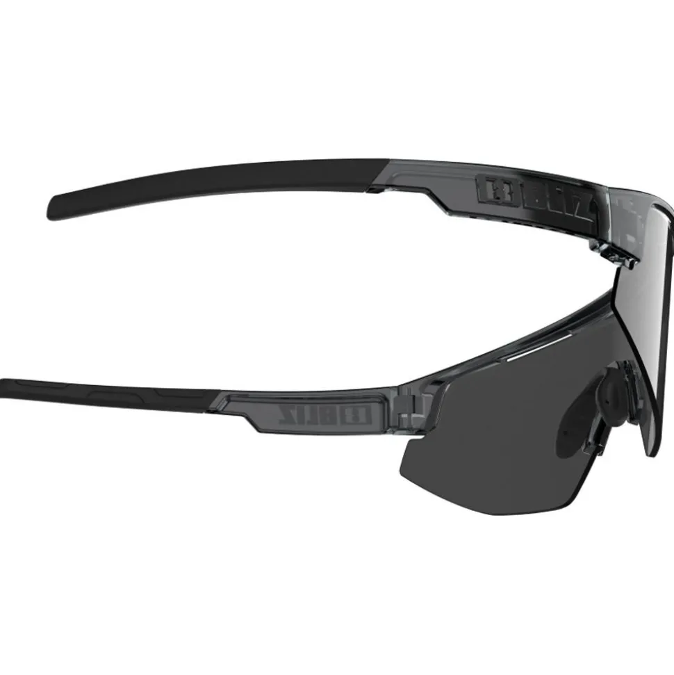 Lunettes de soleil Bliz Matrix Old Transparent Black Smoke Silver Mirror