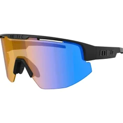 Lunettes de soleil Bliz Matrix Small Matte Black Nano Optics Nordic Light Coral Orange Blue Mirror