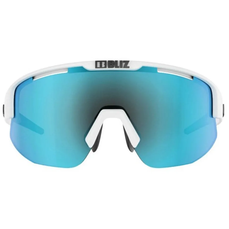 Lunettes de soleil Bliz Matrix Small Matt White Smoke Blue Mirror