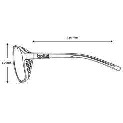 Lunettes de soleil Bollé Arcadia Black Matte TNS Gold