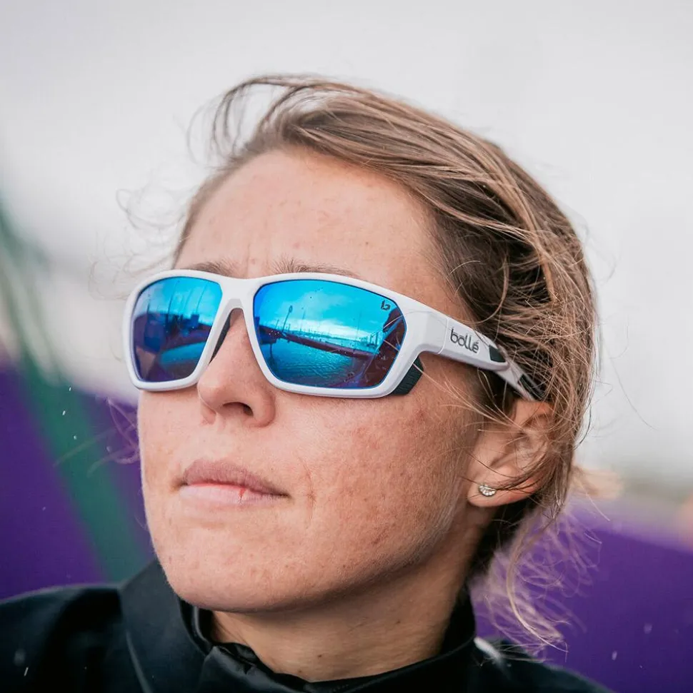 Lunettes de soleil Bollé Airfin White Matte Grey Volt+ Offshore Polarized