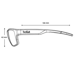 Lunettes de soleil Bollé Status Black Matte Brown Blue