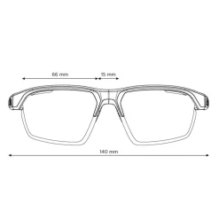Lunettes de soleil Bollé Victus Pro Dark Grey Crystal Blue Volt+ Offshore