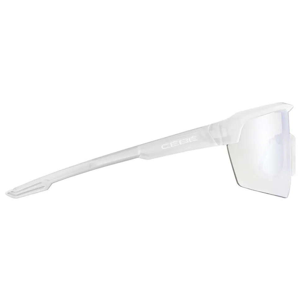 Lunettes de soleil Cebe Asphalt Lite Translucent White Artic Matte Zone Vario Grey Cat.0-3 Blue