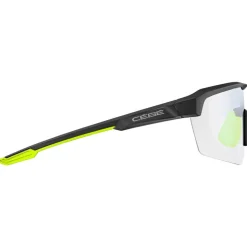 Lunettes de soleil Cebe Asphalt Lite Black Lime Matte Zone Vario Grey Cat.0-3 Blue