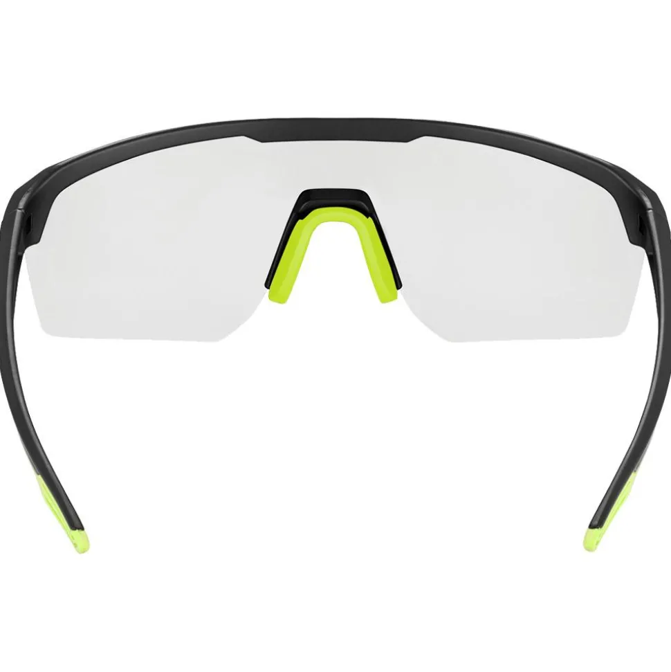 Lunettes de soleil Cebe Asphalt Lite Black Lime Matte Zone Vario Grey Cat.0-3 Blue