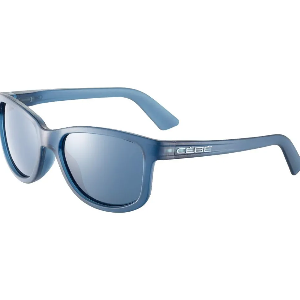 Lunettes de soleil Cebe Bloom Translucent Navy Matte Zone Blue Light Grey Cat.3